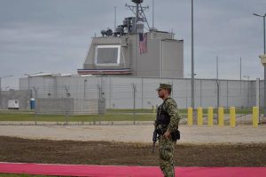 US missile defense system at Deveselu in Romania US soldier